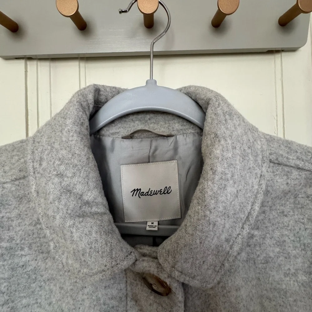 Madewell Gray Utility Jacket - Picture 2 of 7